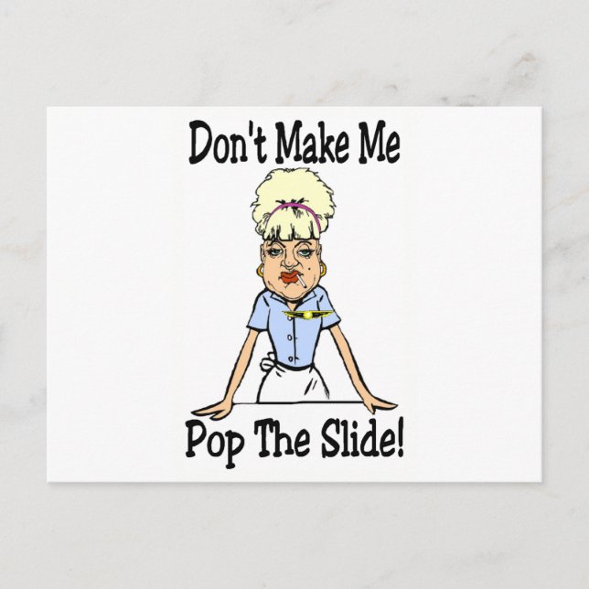 Don't make me postcard (Front)