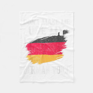 Dont Make Me Use My German Voice Germany Teacher S Fleece Blanket