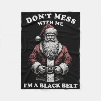 Don't-mess fleece blanket