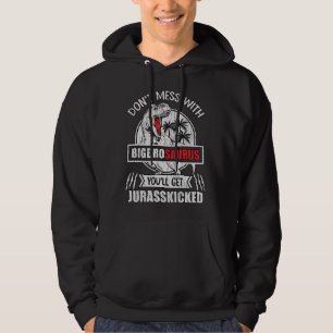 Don't Mess With Big Brother Saurus Dinosaur Family Hoodie