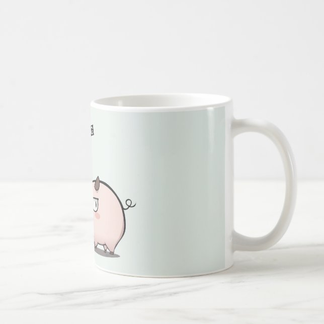 Don't mess with he pig coffee mug (Right)