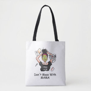 Don't Mess With Mama Bath Mat Tote Bag