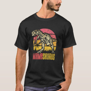 Dont Mess With Mamasaurus T Rex Dinosaur Mum Mothe T-Shirt