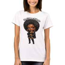 Don't Mess With Me - Sassy Afro Chibi Queen