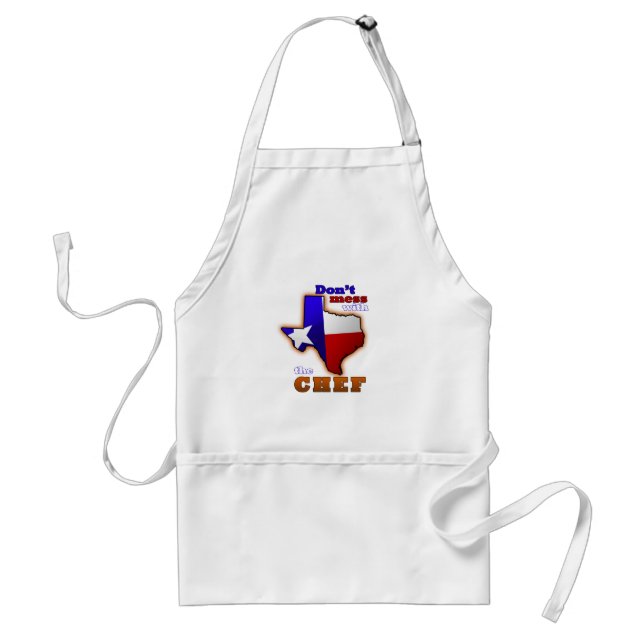 Don't Mess with the Chef Standard Apron (Front)