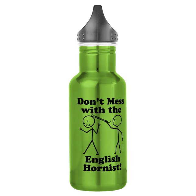 Don't Mess With The English Hornist 532 Ml Water Bottle (Left)