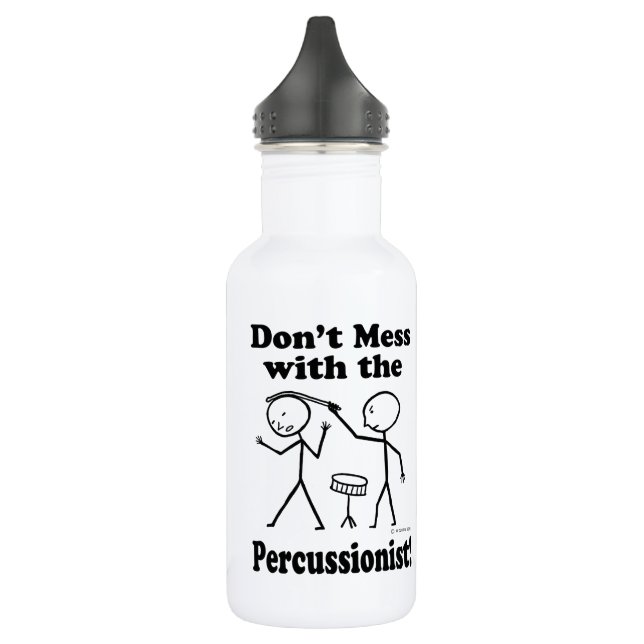 Don't Mess With The Percussionist 532 Ml Water Bottle (Left)