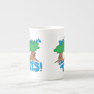 Don't Mess With the TREES! Bone China Mug
