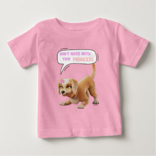 Don't Mess with This Princess Baby T-Shirt