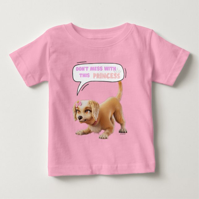 Don't Mess with This Princess Baby T-Shirt (Front)