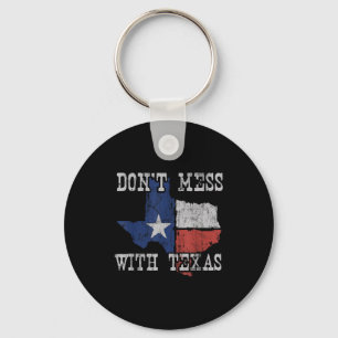 Don't Mess With Vintage Texas Longhorn Lone Star S Key Ring
