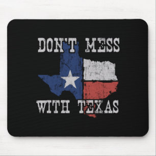 Don't Mess With Vintage Texas Longhorn Lone Star S Mouse Pad