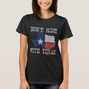 Don't Mess With Vintage Texas Longhorn Lone Star S T-Shirt