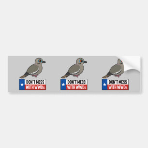 Don't Mess With WWDs Bumper Sticker