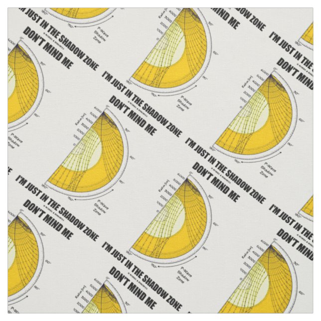 Don't Mind Me I'm Just In The Shadow Zone Fabric (Swatch)