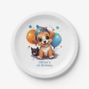Don't Miss Out a party: Birthday Party Plate
