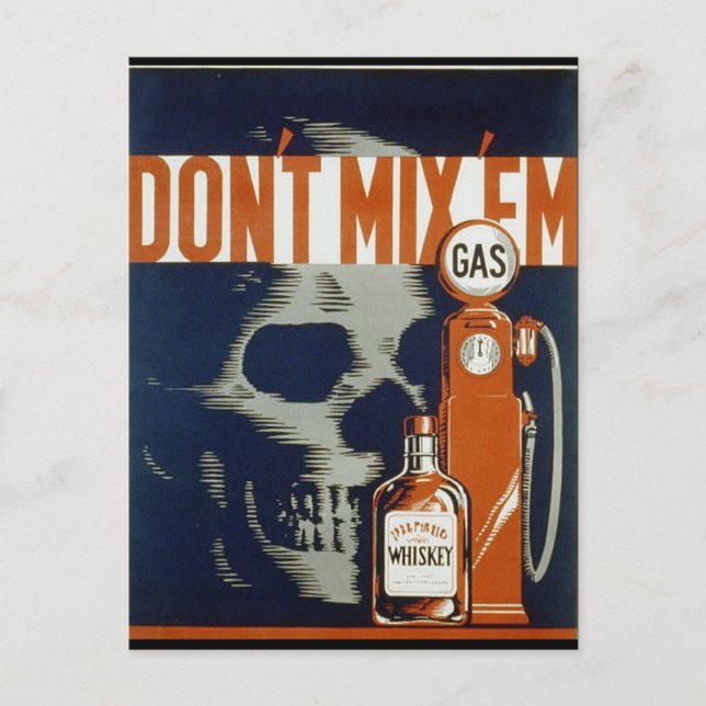 Don't Mix 'em - 1936 Postcard (Front)