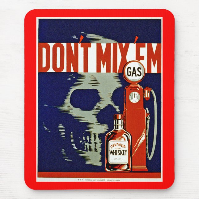 Don't Mix 'Em Mouse Pad (Front)