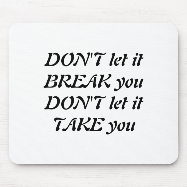 Dont  mouse pad (Front)