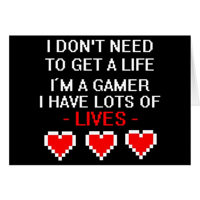 Don't Need To Get A Life (Front Horizontal)