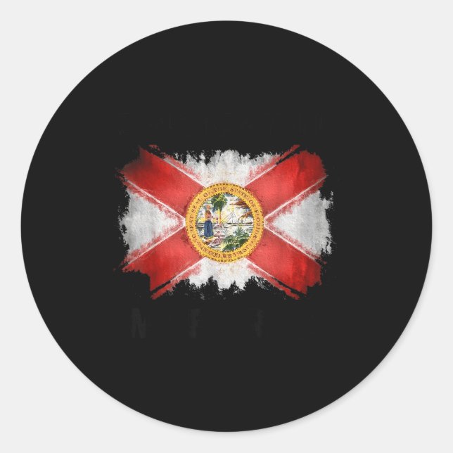 Don't New York My Florida  Classic Round Sticker (Front)