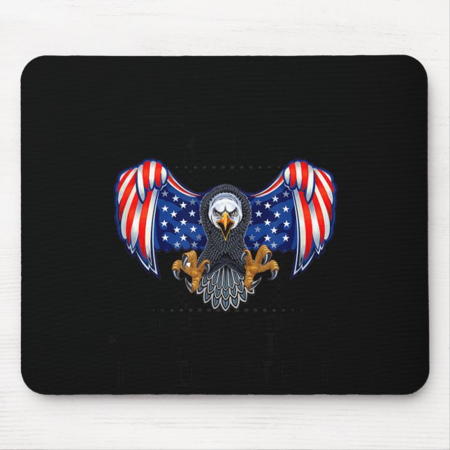 Don't Off Old People The Older We Get Eagle &amp;  Mouse Pad (Front)