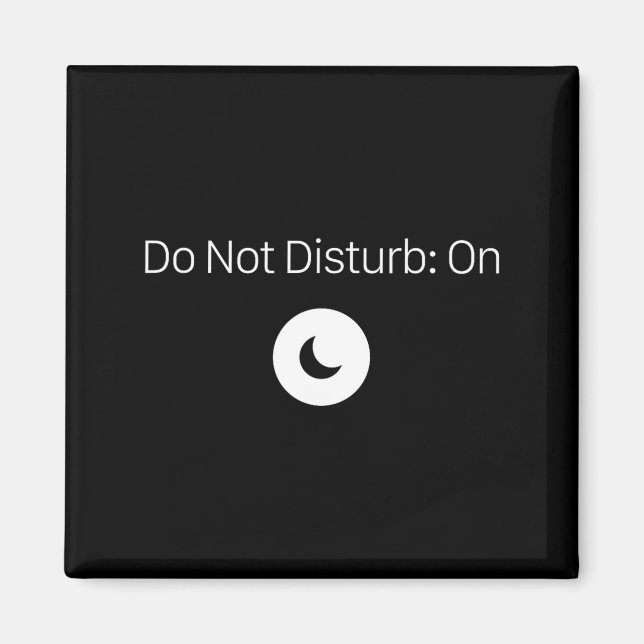 Don't On Don' Disturb Antisocial Introvert Magnet (Front)