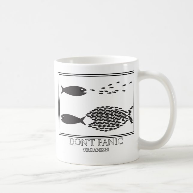 Dont' Panic be Organise! Coffee Mug (Right)