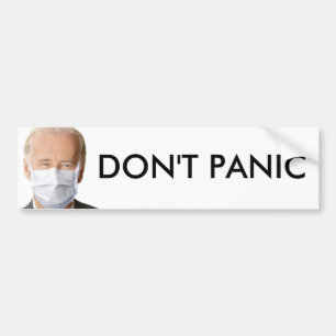 DON'T PANIC BUMPER STICKER