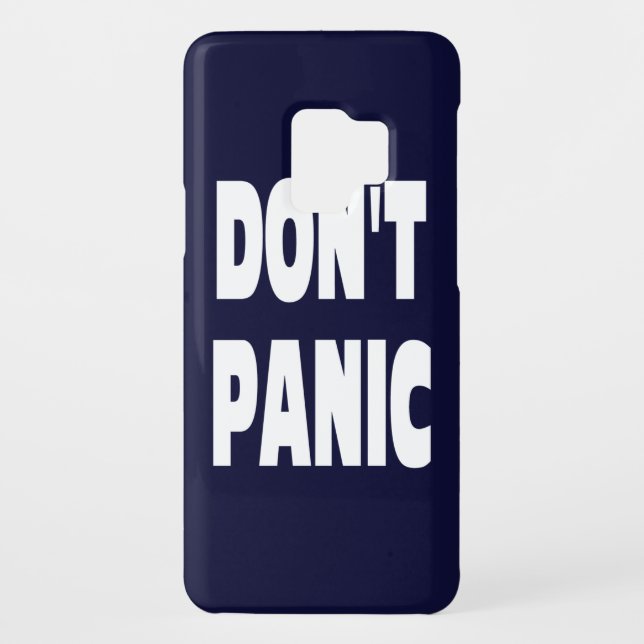 Don't Panic Case-Mate Samsung Galaxy Case (Back)