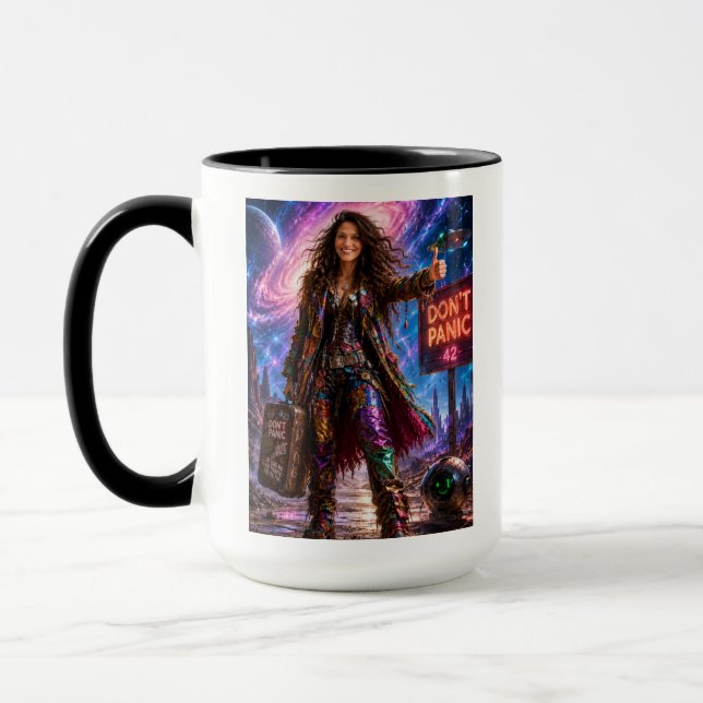 Don't Panic Mug (Left)
