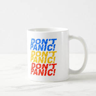 Don't Panic! mug - choose style & colour