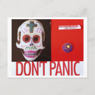 DONT PANIC POSTCARD