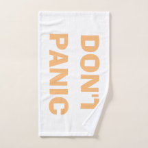 DON'T PANIC towel