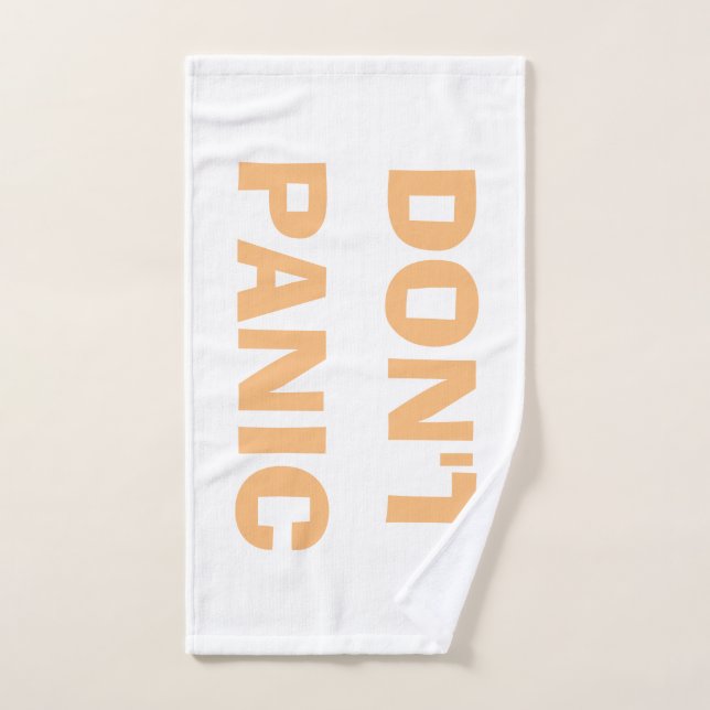 DON'T PANIC towel (Hand Towel)