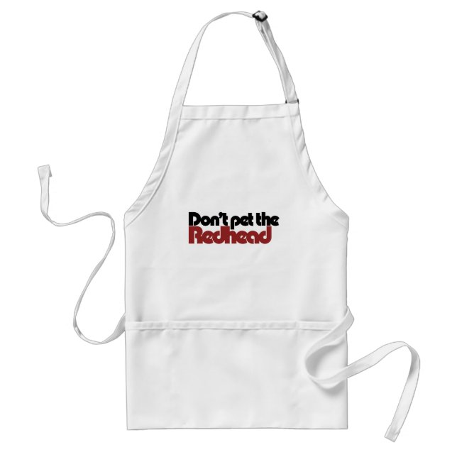 Don't pet the REDHEAD Standard Apron (Front)