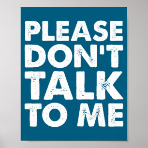 Don't Please Don' Talk Poster