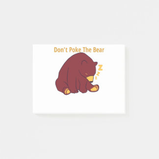 don't Poke The Bear - papa bear design Post-it Notes