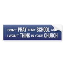 Don't pray in my school