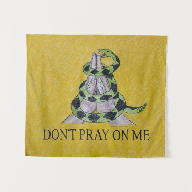Don't Pray On Me Tapestry (Front (Horizontal))