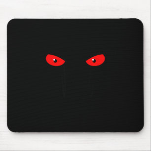 Don't Push My Buttons_ Red Eyes _ Sarcastic Attitu Mouse Pad