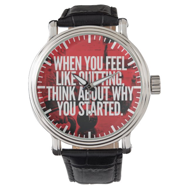 Don't Quit - Workout Motivational Watch (Front)