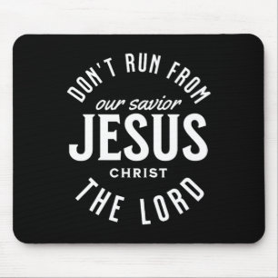 Don't Run From The Lord Happy Easter Day Outfit  Mouse Pad