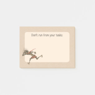 Don't Run from Your Tasks: Vintage Japanese Yokai Post-it Notes