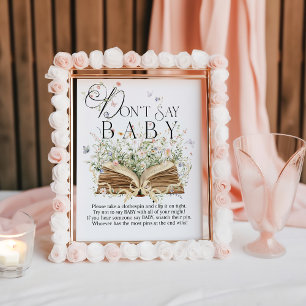 Dont Say Baby New Chapter Book Theme Wildflower Poster