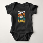 Don't Scare Me I Fart Easily Funny Quote Baby Bodysuit<br><div class="desc">Don't Scare Me I Fart Easily Funny Quote</div>
