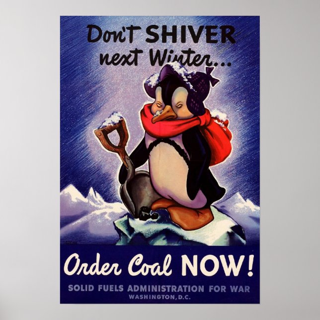 Don't shiver next winter Poster! Poster (Front)