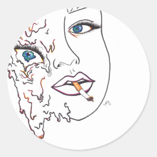 Don't Shmoke, Kiddos Classic Round Sticker