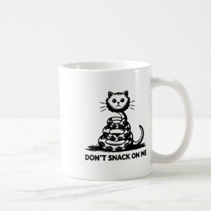 Don't Snack On Me Funny Cat 6  Coffee Mug