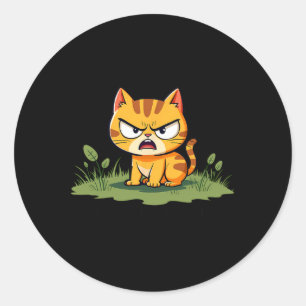 Don't Snack On Me Funny Cat Meme Debate Trump Quot Classic Round Sticker